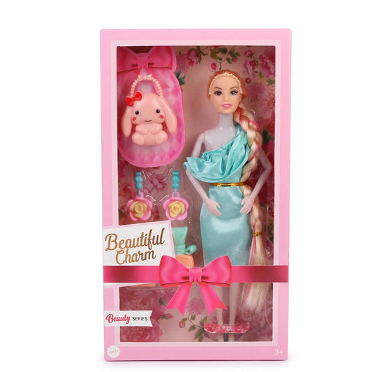 👑 دمية الأميرة مع إكسسوارات فاخرة – 💖